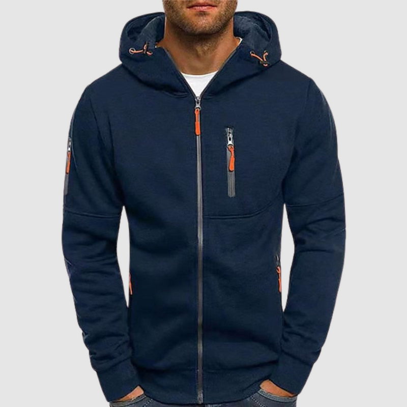 Jaron Hoodie for Men-Navy blue