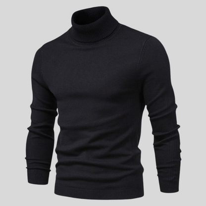 Jerold elegant men's sweater for winter-black