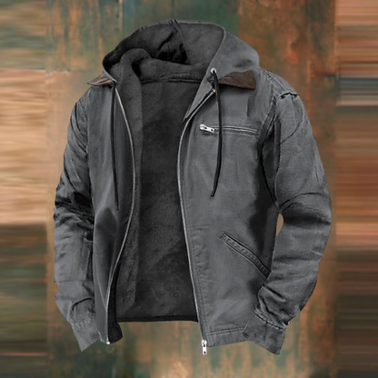 Jerome Men's Jacket – Modern Leather Style -grey