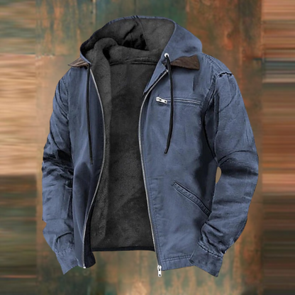 Jerome Men's Jacket – Modern Leather Style- blue