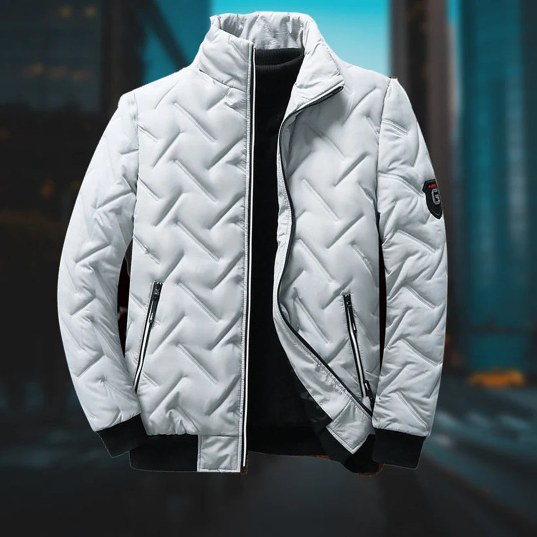 Men's Quilted Down Jacket detail