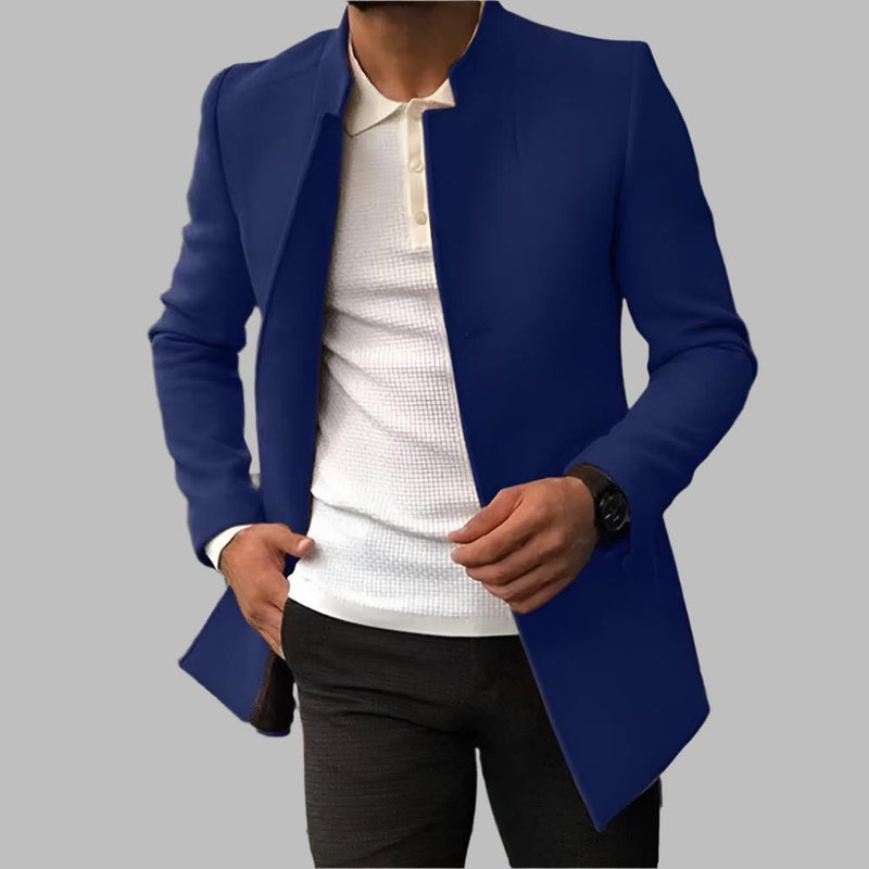 Alain Men's Coat – Elegant Soft Wool Coat with Timeless Style