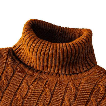 Premium Knit Sweater texture-brown