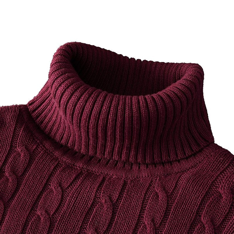 Premium Knit Sweater texture-purple
