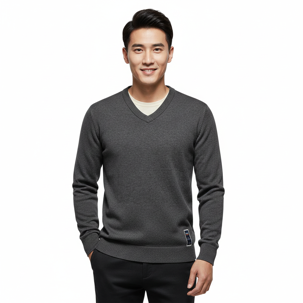 Koen Men's Casual Elegant Sweater – Soft Breathable Fabric & Versatile Style