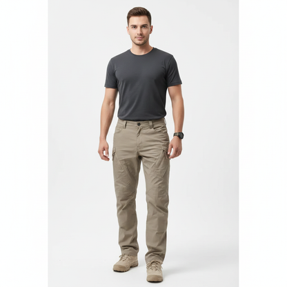 Kurt Men's Cargo Pants – Durable Tactical Pants with Numerous Pockets & Comfort