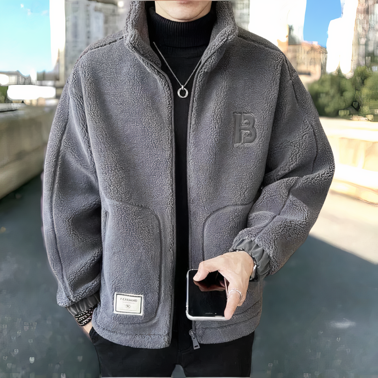 Carlo Fleece Jacket for Men – Soft and Warm Fleece with a Casual and Modern Style