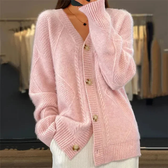 Lena soft cashmere cardigan for women