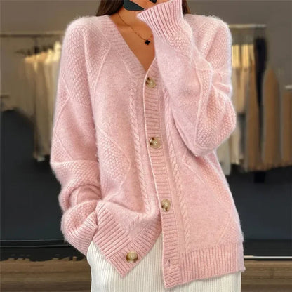 Lena soft cashmere cardigan for women