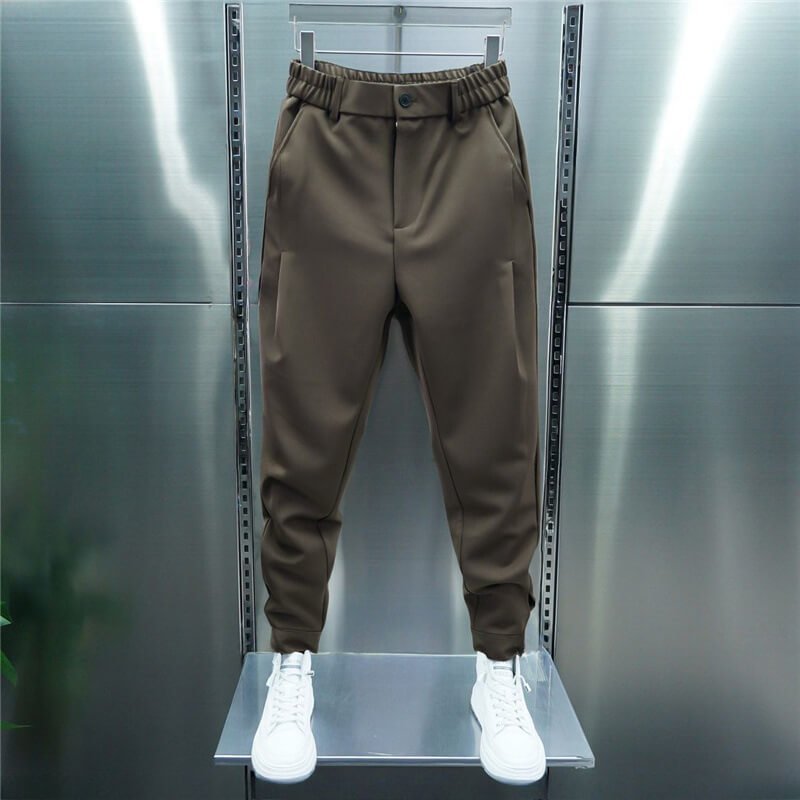 Leo elastic waist men's pants
