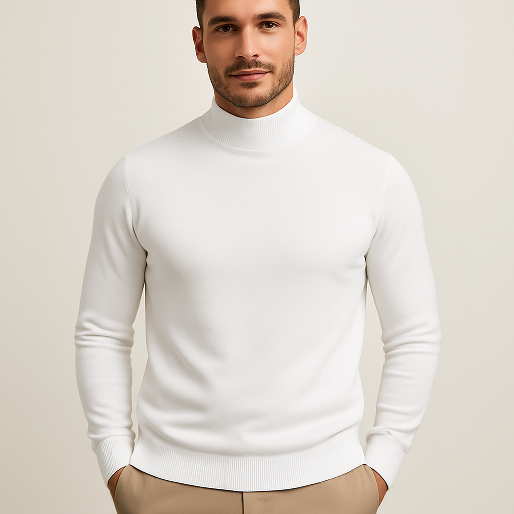 Leonardo Men's Turtleneck Sweater – Premium Soft Knit with a Modern and Elegant Style