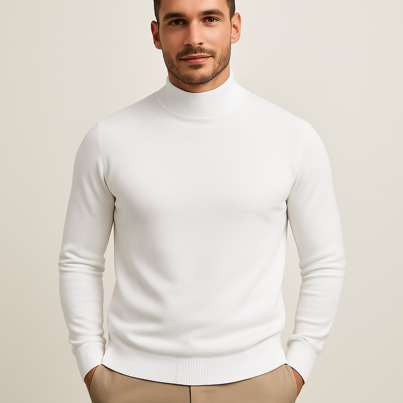 Leonardo Men's Turtleneck Sweater – Premium Soft Knit with a Modern and Elegant Style