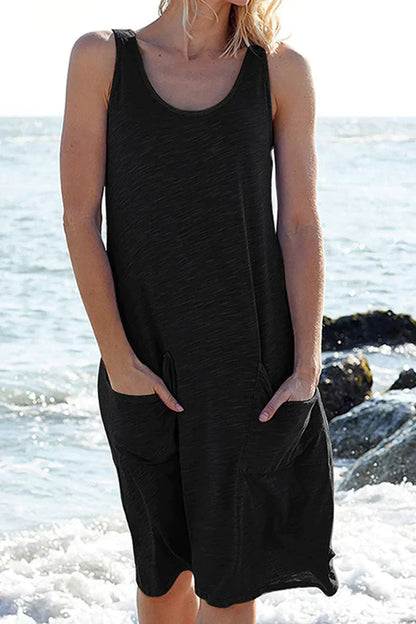 Kyrene Robe de Plage Élégante – Robe Légère et Aérienne pour Été Chic et Décontracté