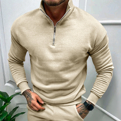 Lorence Men's Half-Zip Sweater – Soft Modern Knit with Elegant and Comfortable Fit