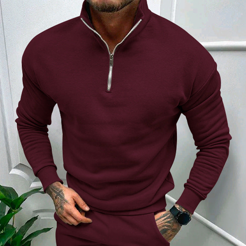 Lorence Men's Half-Zip Sweater – Soft Modern Knit with Elegant and Comfortable Fit