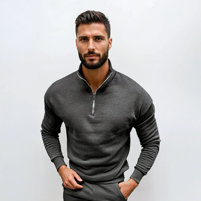 Lorence Men's Half-Zip Sweater – Soft Modern Knit with Elegant and Comfortable Fit