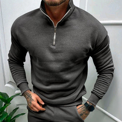 Lorence Men's Half-Zip Sweater – Soft Modern Knit with Elegant and Comfortable Fit