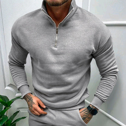 Lorence Men's Half-Zip Sweater – Soft Modern Knit with Elegant and Comfortable Fit