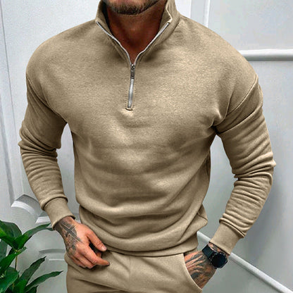 Lorence Men's Half-Zip Sweater – Soft Modern Knit with Elegant and Comfortable Fit