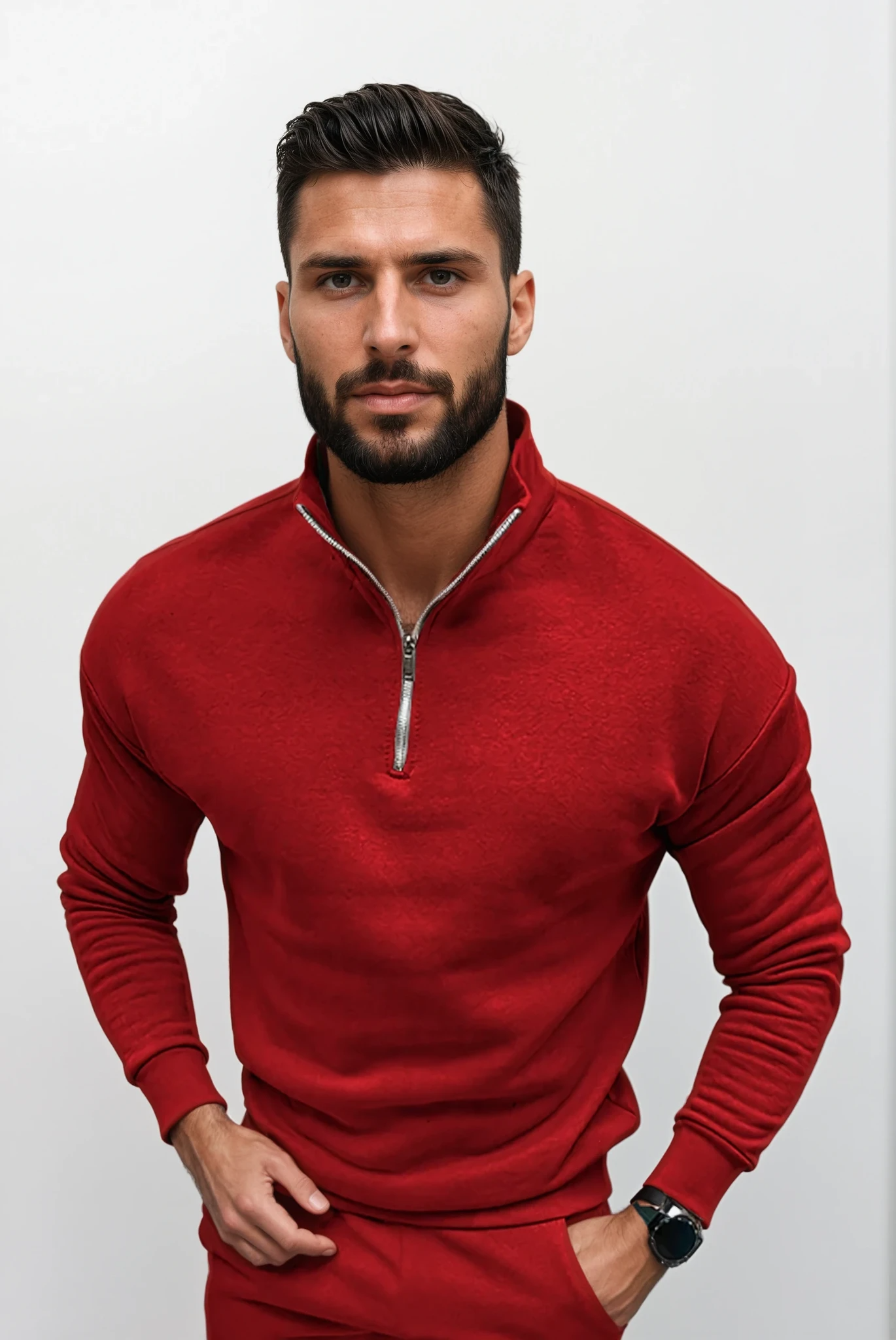Lorence Men's Half-Zip Sweater – Soft Modern Knit with Elegant and Comfortable Fit