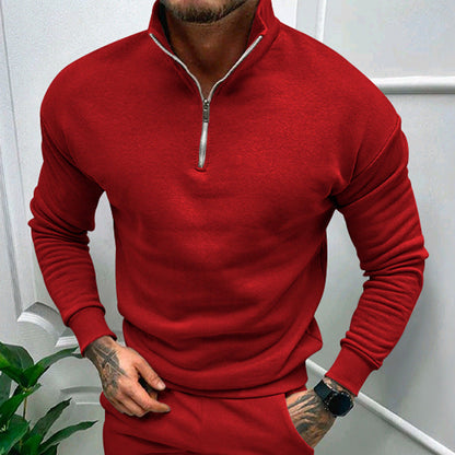 Lorence Men's Half-Zip Sweater – Soft Modern Knit with Elegant and Comfortable Fit