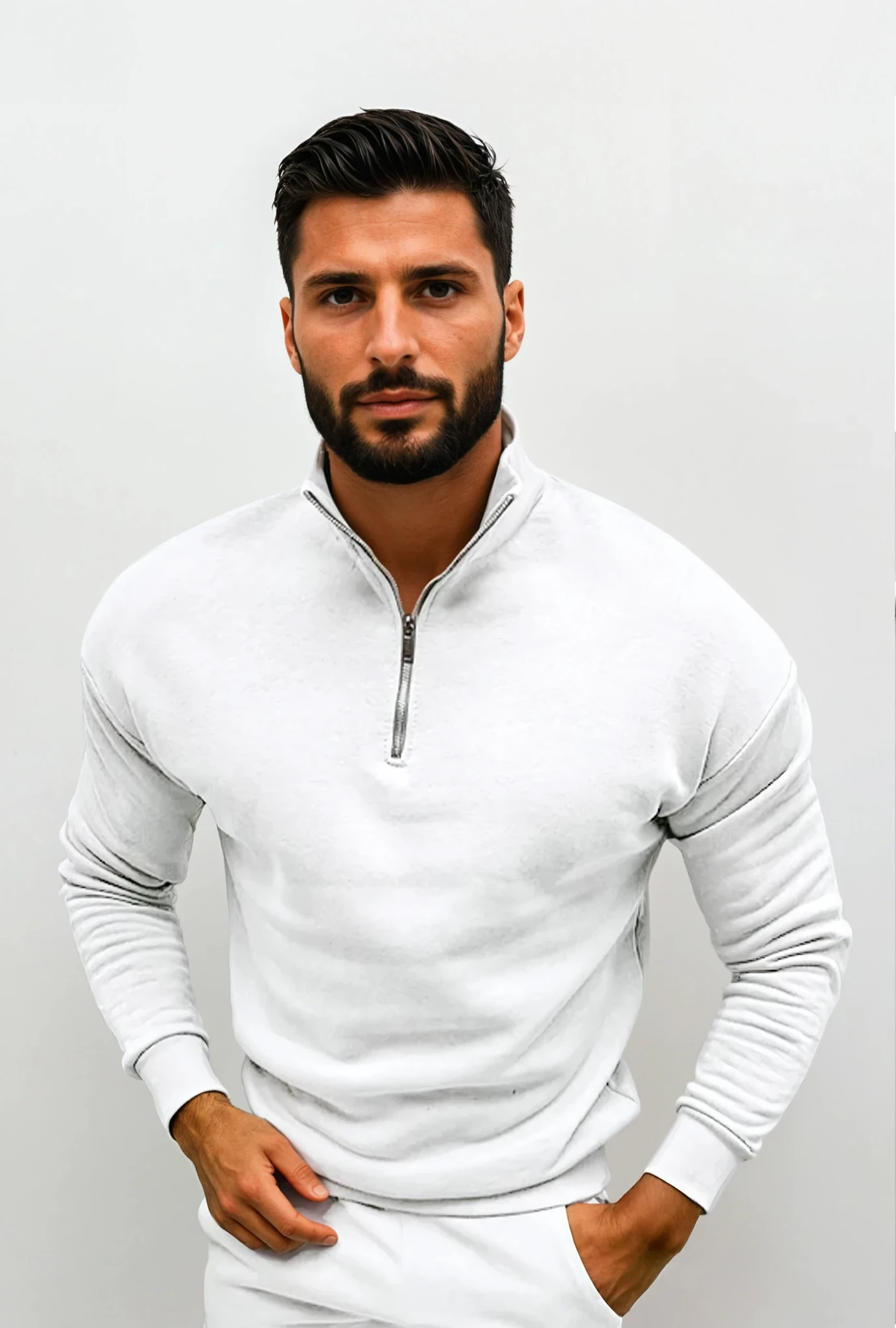 Lorence Men's Half-Zip Sweater – Soft Modern Knit with Elegant and Comfortable Fit