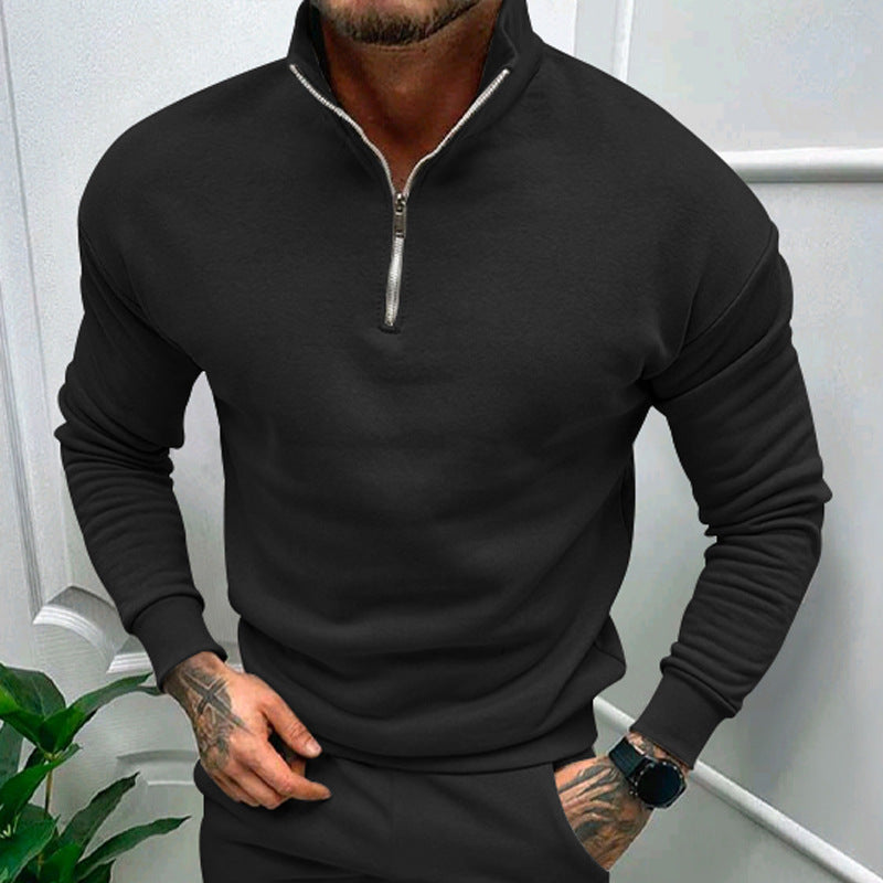 Lorence Men's Half-Zip Sweater – Soft Modern Knit with Elegant and Comfortable Fit