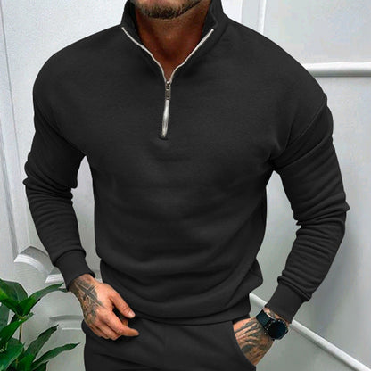 Lorence Men's Half-Zip Sweater – Soft Modern Knit with Elegant and Comfortable Fit