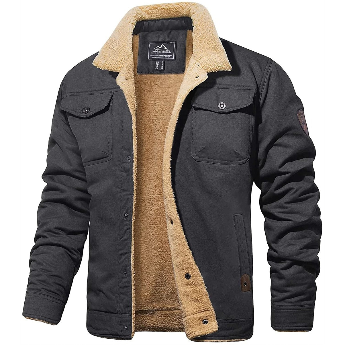 Cholo Veste Bombardier Homme – Veste Vintage Style Aviateur avec Doublure Chaude & Élégante