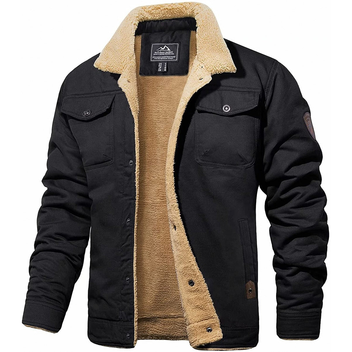 Cholo Veste Bombardier Homme – Veste Vintage Style Aviateur avec Doublure Chaude & Élégante