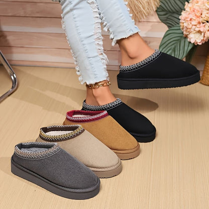 August Chaussures d’Intérieur Femme – Confort Douillet, Design Respirant & Semelle Antidérapante