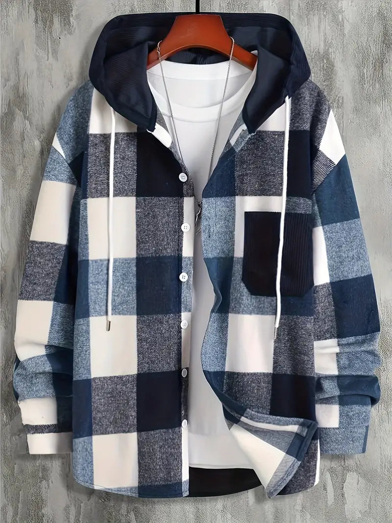 Checkered Men's Jacket detail