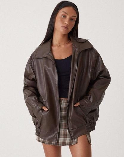 Michelle Manteau Oversize Femme – Chic d’Hiver Confortable & Polyvalent pour Tenue Élégante