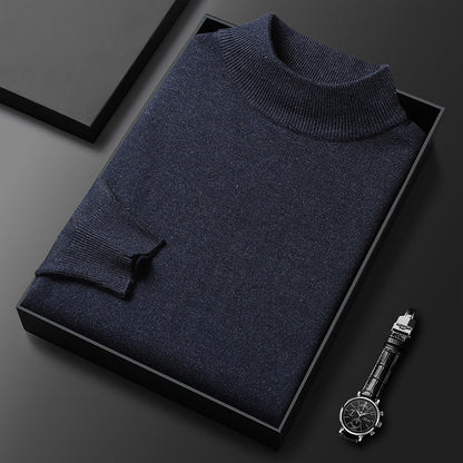 Ryan Pull Homme Hiver Col Mi-Montant – Maille Chaude et Style Élégant