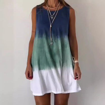 Robe d'Été Femme Odette – Robe Décontractée Sans Manches avec Coupe Légère pour Journées d'Été Relaxantes