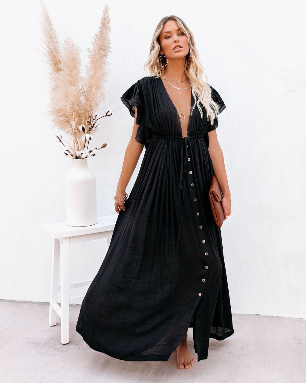 Robe Longue d'Été Femme Adalise – Design Léger et Fluide pour des Journées Chaleureuses Élégantes et Confortables