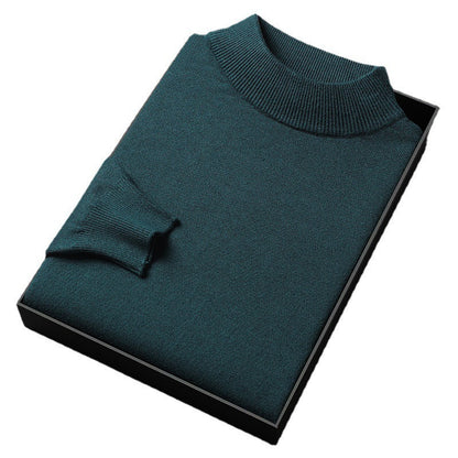Ryan Pull Homme Hiver Col Mi-Montant – Maille Chaude et Style Élégant