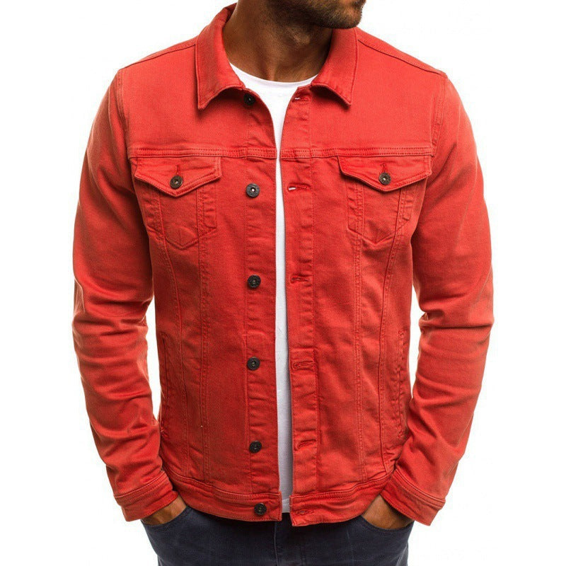 Ethan Veste en Jean Homme – Classique Moderne en Denim de Haute Qualité avec Poches