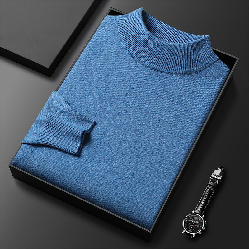 Ryan Men's Winter Mid-Collar Sweater – Warm Knit and Elegant Style
