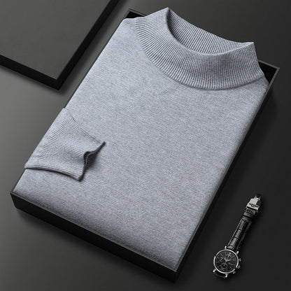 Ryan Pull Homme Hiver Col Mi-Montant – Maille Chaude et Style Élégant