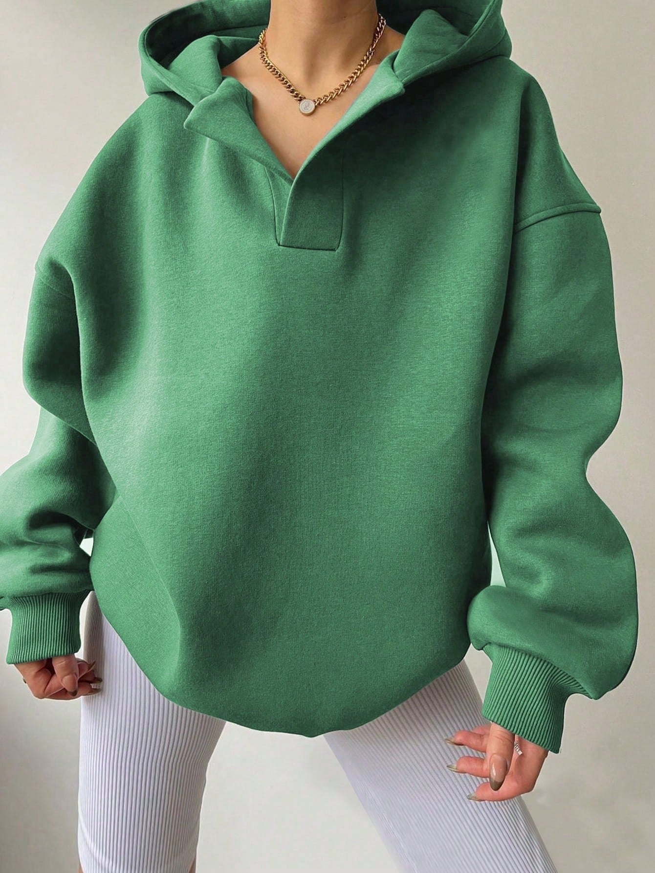 Nayeli Sweat Femme – Sweat à Capuche Ample Uni & Confortable pour un Style Décontracté Automne/Hiver
