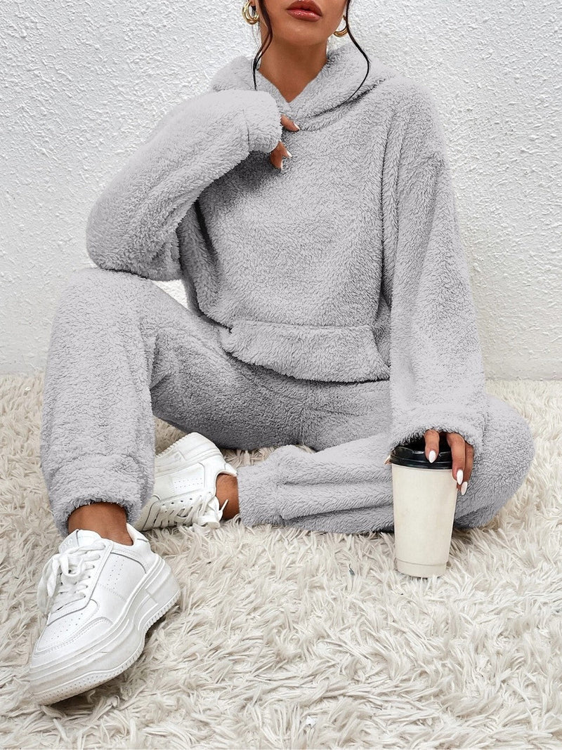 Lillie Women's Set – Soft Fleece Loungewear with Hoodie & Comfortable Joggers