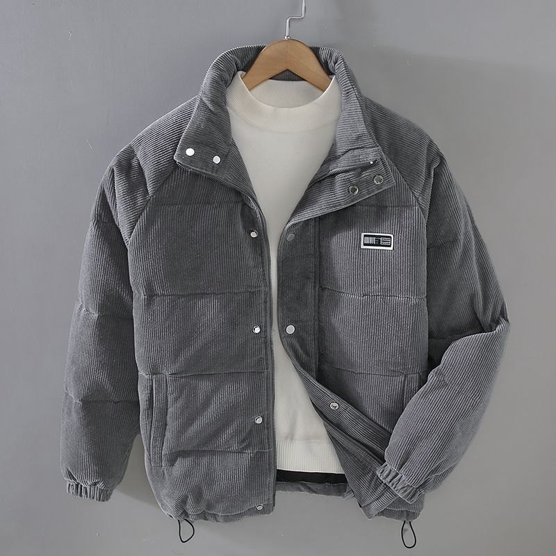René Men's Jacket – Elegant Corduroy Jacket with Warm Wool Blend