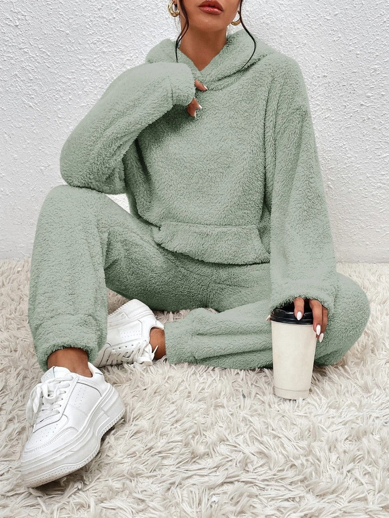 Lillie Women's Set – Soft Fleece Loungewear with Hoodie & Comfortable Joggers