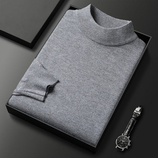 Ryan Pull Homme Hiver Col Mi-Montant – Maille Chaude et Style Élégant