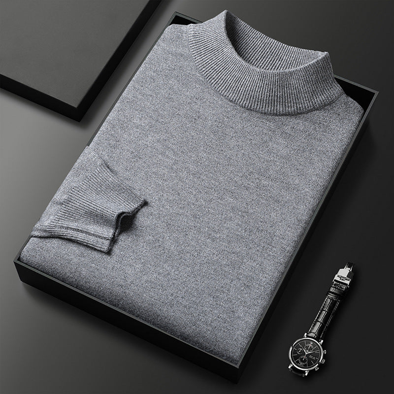 Ryan Men's Winter Mid-Collar Sweater – Warm Knit and Elegant Style