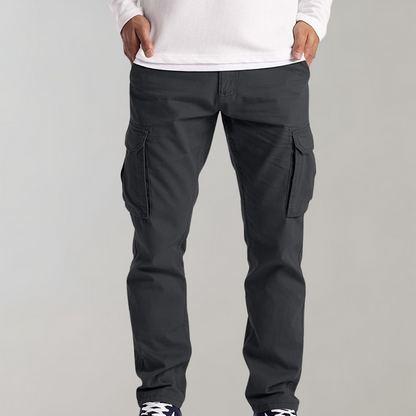 Bryan Pantalon Homme – Pantalon Cargo Confortable & Tendance avec Poches Pratiques