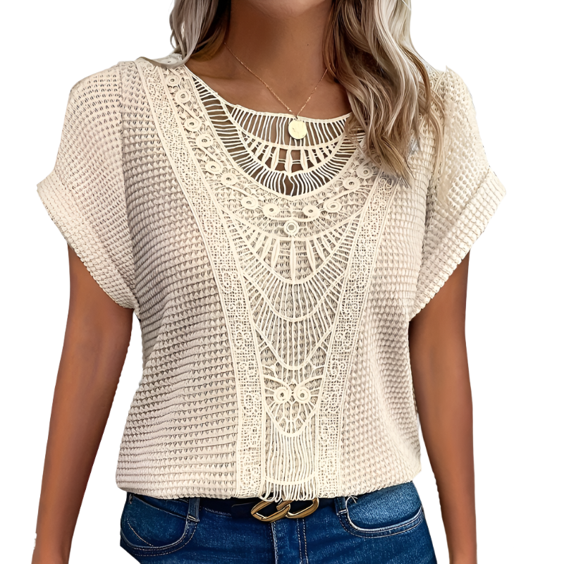 Helene Women's Top – Elegant lace design with flattering cut & comfortable fabric