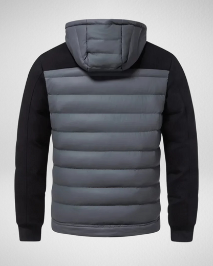 Benjamin Quilted Jacket for Men – Lightweight Quilted Coat for Autumn & Winter with Zipper & Pockets