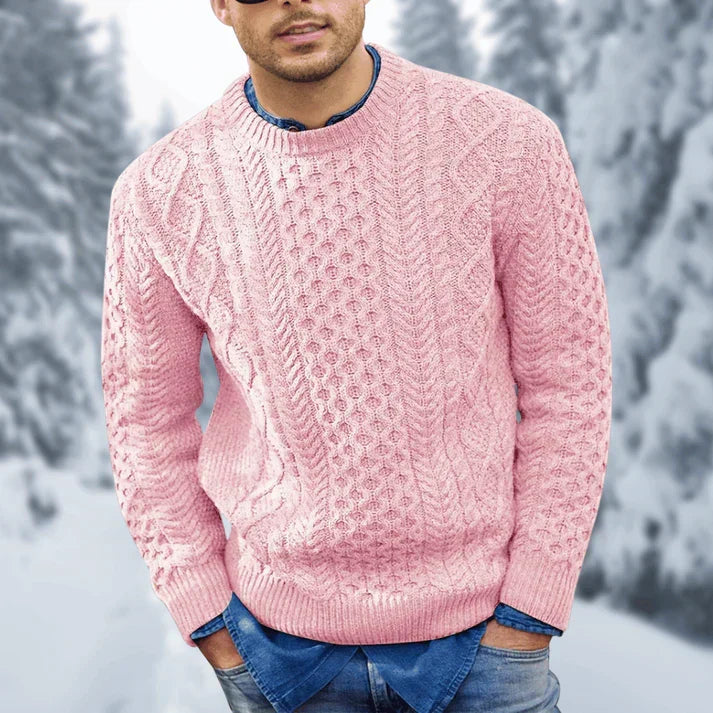 Men's chunky knit sweater by Otha